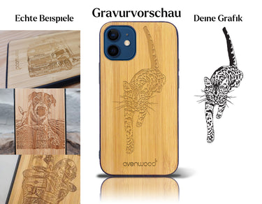 INDIVIDUELL iPhone 12 mini Bambus-Kunststoff